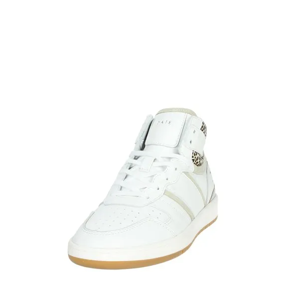 D.A.T.E.  SNEAKERS ALTA SPORT HIGH CAMP.160 BIANCO/BEIGE