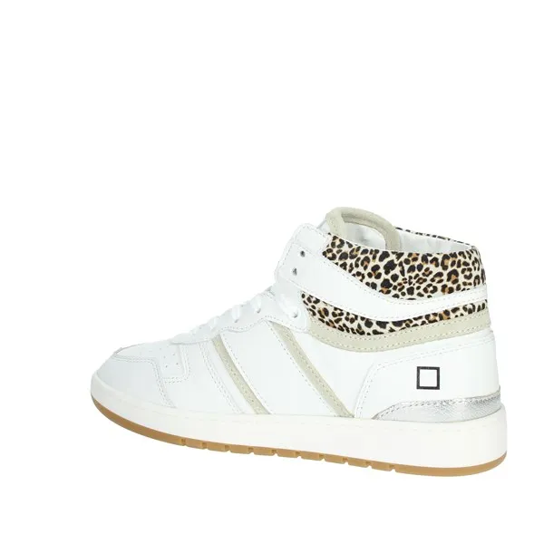 D.A.T.E.  SNEAKERS ALTA SPORT HIGH CAMP.160 BIANCO/BEIGE