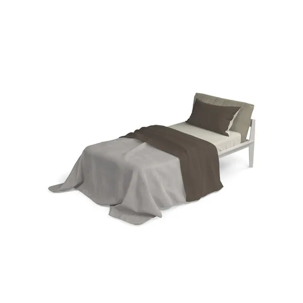 DATEX Completo letto linea Natural Color, marrone/panna