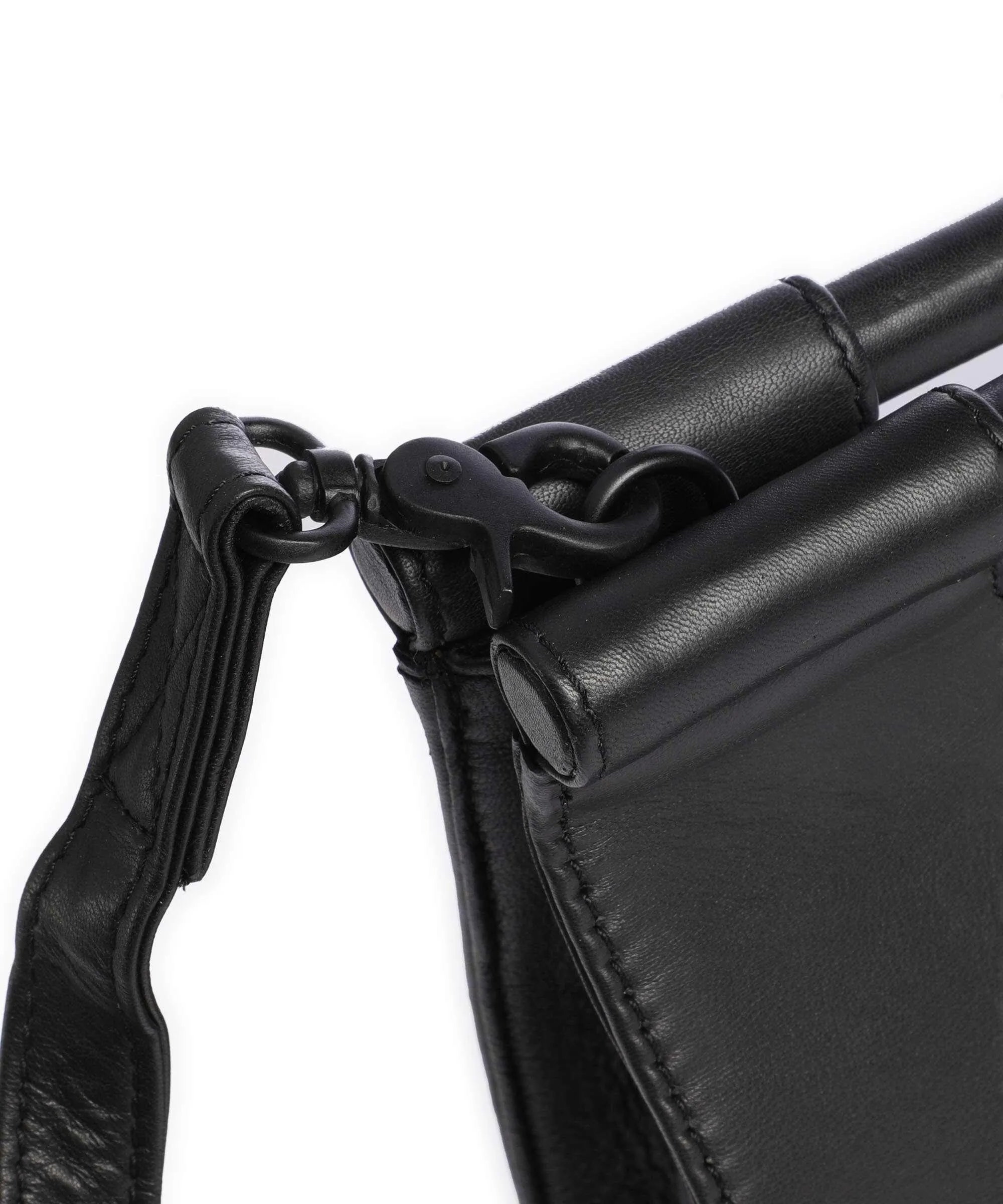  Depeche Clean and Classy Borsa a mano pelle di pecora nero  