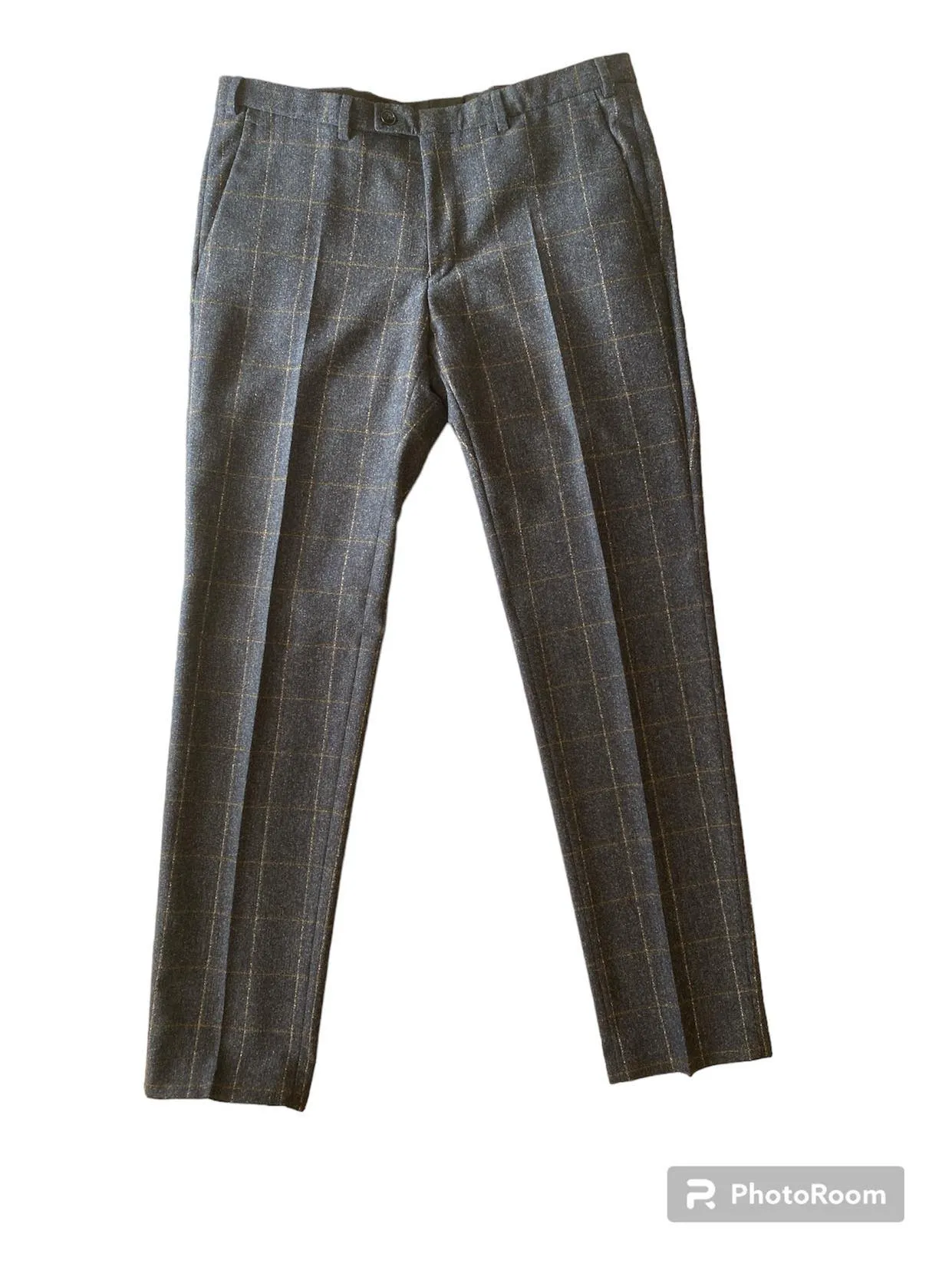 DIGEL pantalone da completo a quadri KAI