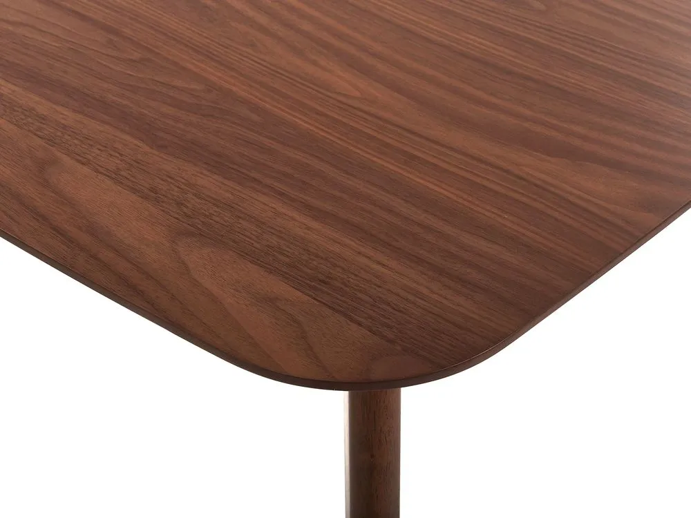 Dining Table MADOX Dark Walnut 150 cm 90 cm