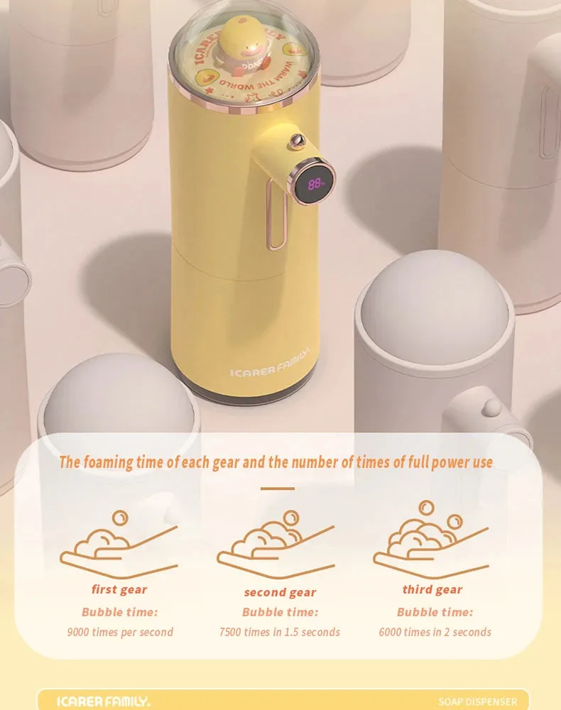 Dispenser automatico di schiuma di sapone Dispenser di sensori a infrarossi senza contatto bagno intelligente lavatrice a mano s