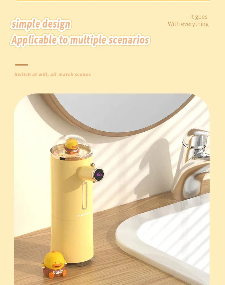 Dispenser automatico di schiuma di sapone Dispenser di sensori a infrarossi senza contatto bagno intelligente lavatrice a mano s