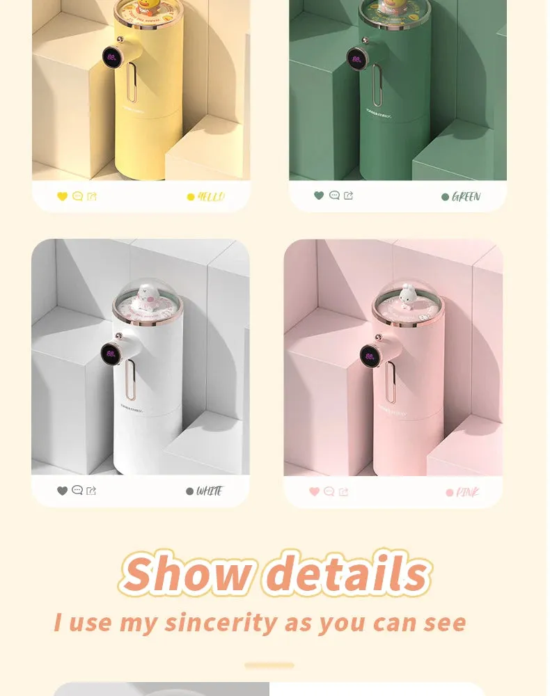 Dispenser automatico di schiuma di sapone Dispenser di sensori a infrarossi senza contatto bagno intelligente lavatrice a mano s