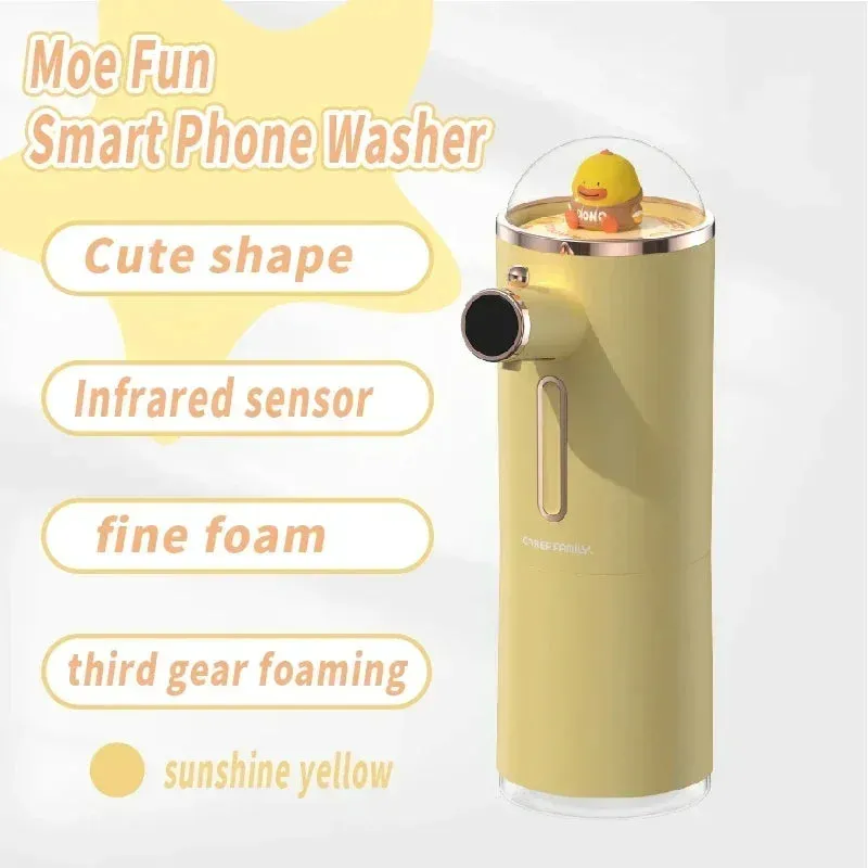 Dispenser automatico di schiuma di sapone Dispenser di sensori a infrarossi senza contatto bagno intelligente lavatrice a mano s