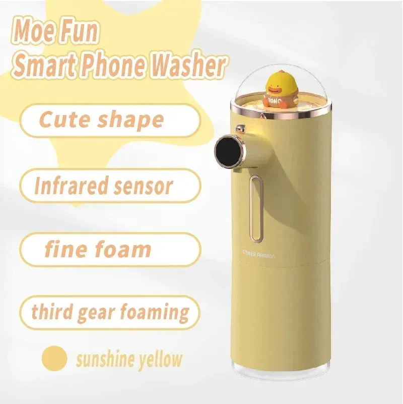 Dispenser automatico di schiuma di sapone Dispenser di sensori a infrarossi senza contatto bagno intelligente lavatrice a mano s