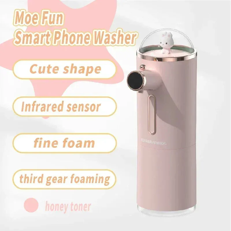 Dispenser automatico di schiuma di sapone Dispenser di sensori a infrarossi senza contatto bagno intelligente lavatrice a mano s