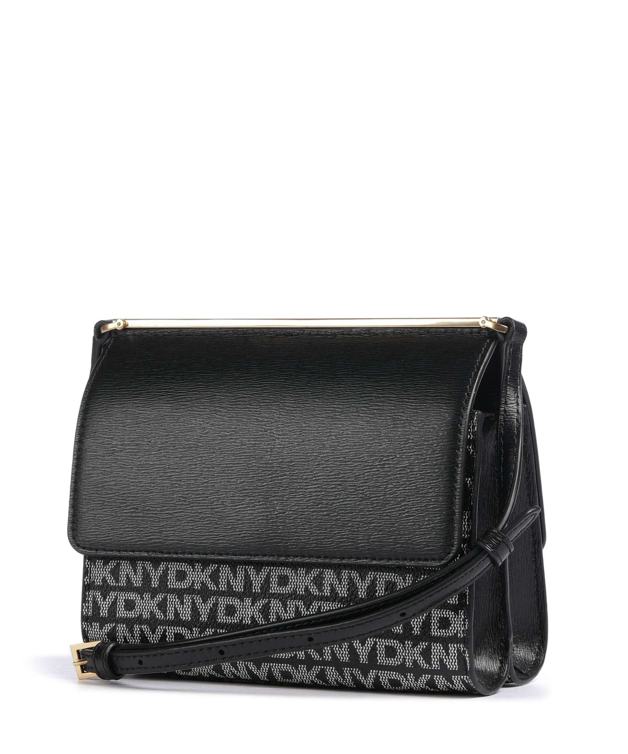  DKNY Mona Borsa a tracolla pelle sintetica, pelle di vacchetta grana nero  
