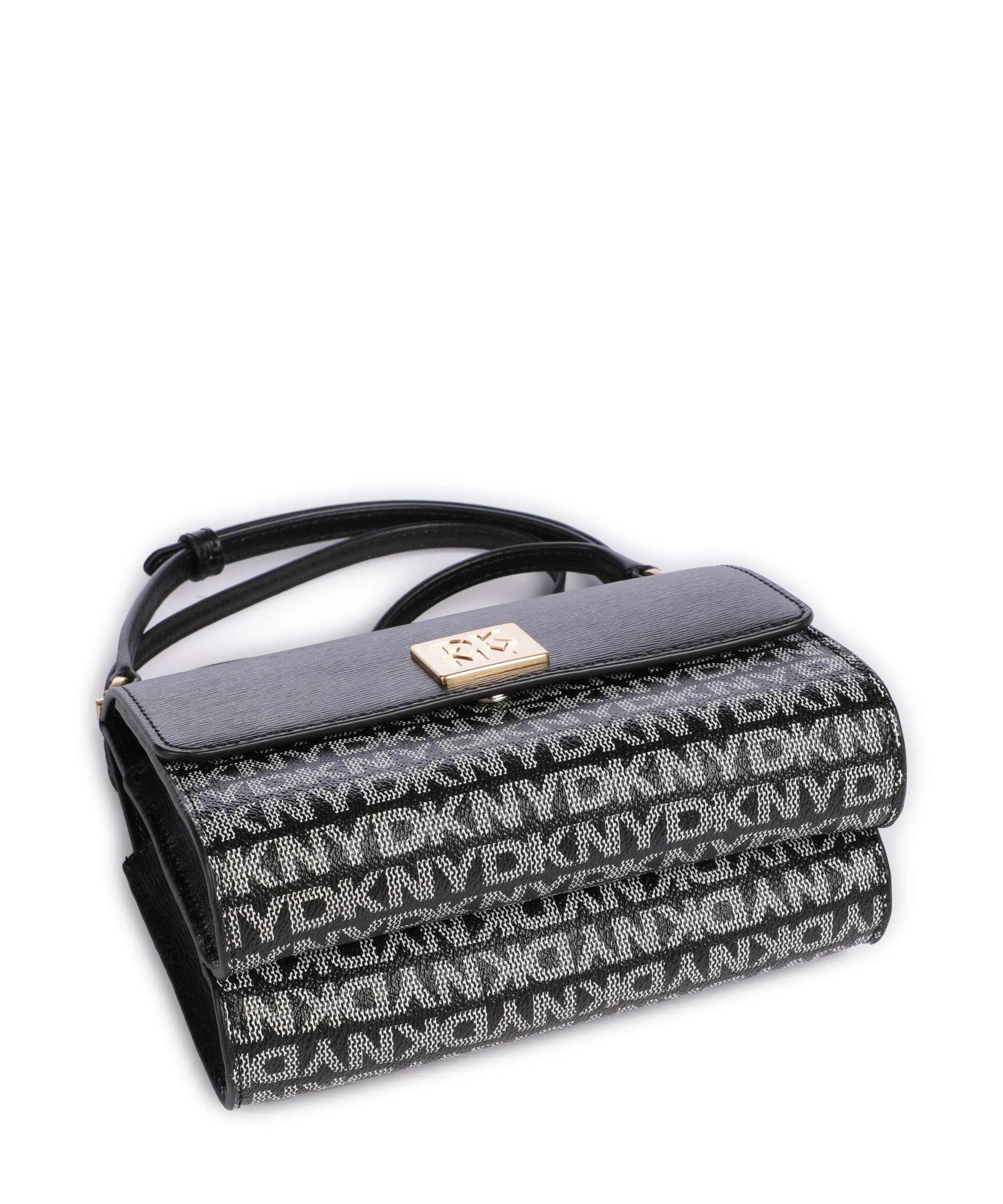  DKNY Mona Borsa a tracolla pelle sintetica, pelle di vacchetta grana nero  