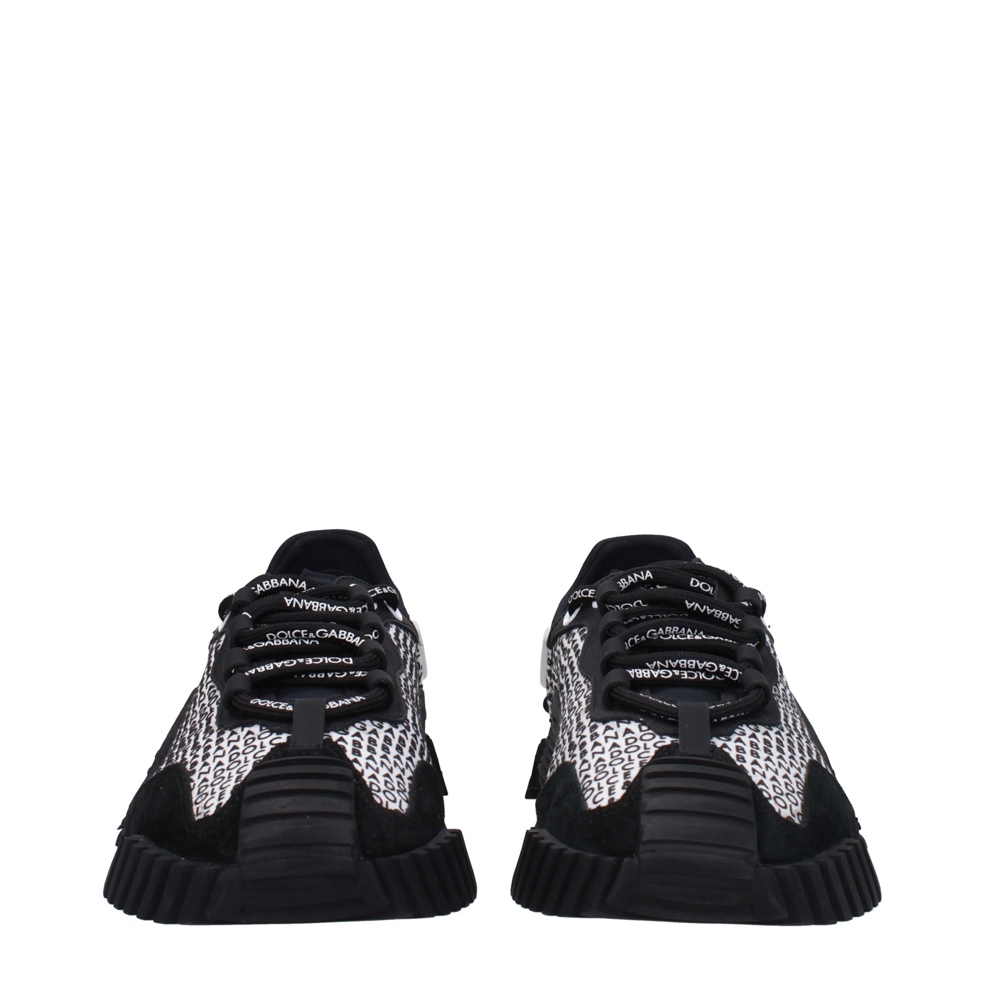 Dolce&Gabbana Sneakers Ns1 Uomo Tessuto Bianco/Nero
