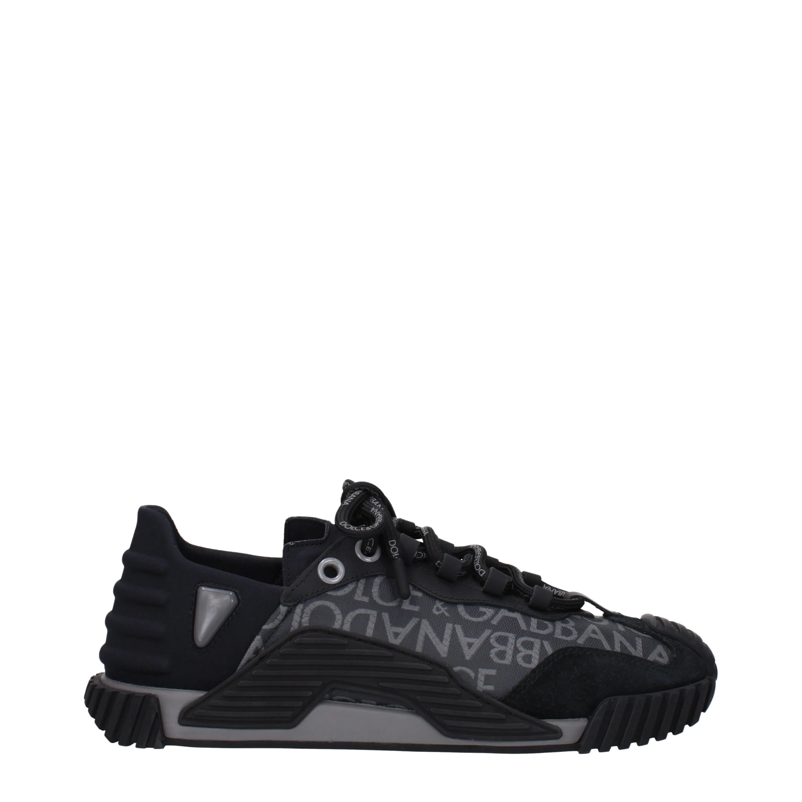 Dolce&Gabbana Sneakers Ns1 Uomo Tessuto Nero/Grigio