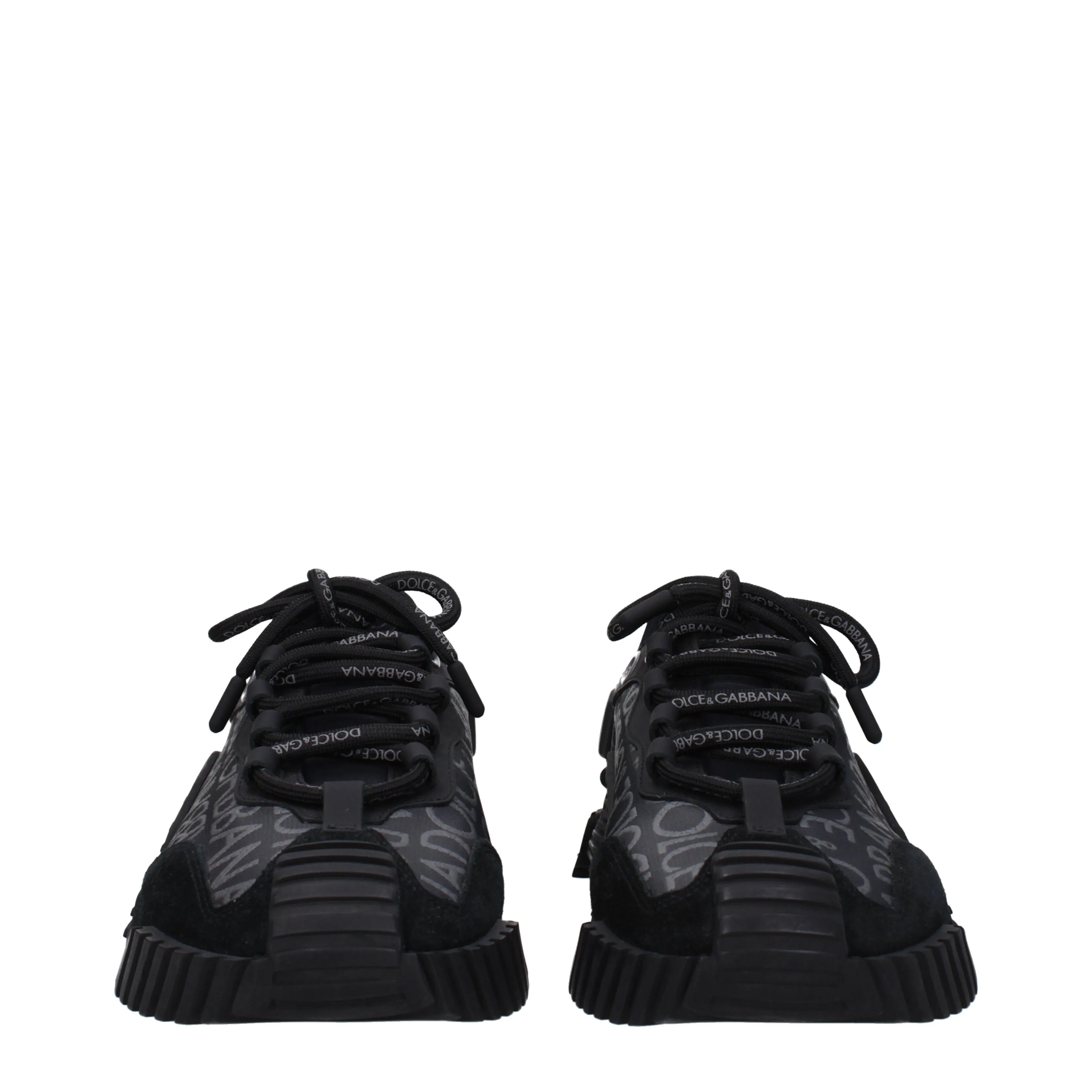 Dolce&Gabbana Sneakers Ns1 Uomo Tessuto Nero/Grigio