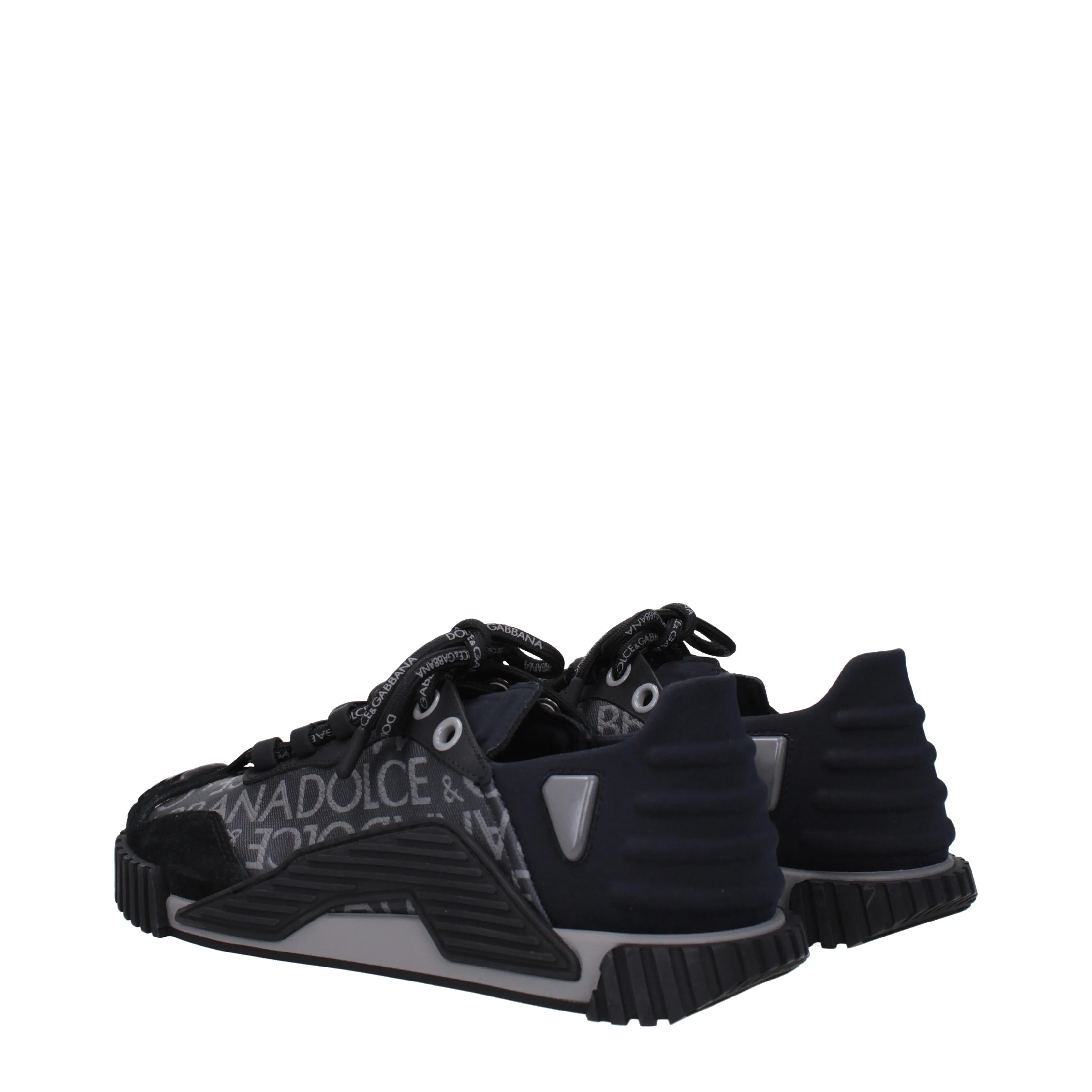 Dolce&Gabbana Sneakers Ns1 Uomo Tessuto Nero/Grigio