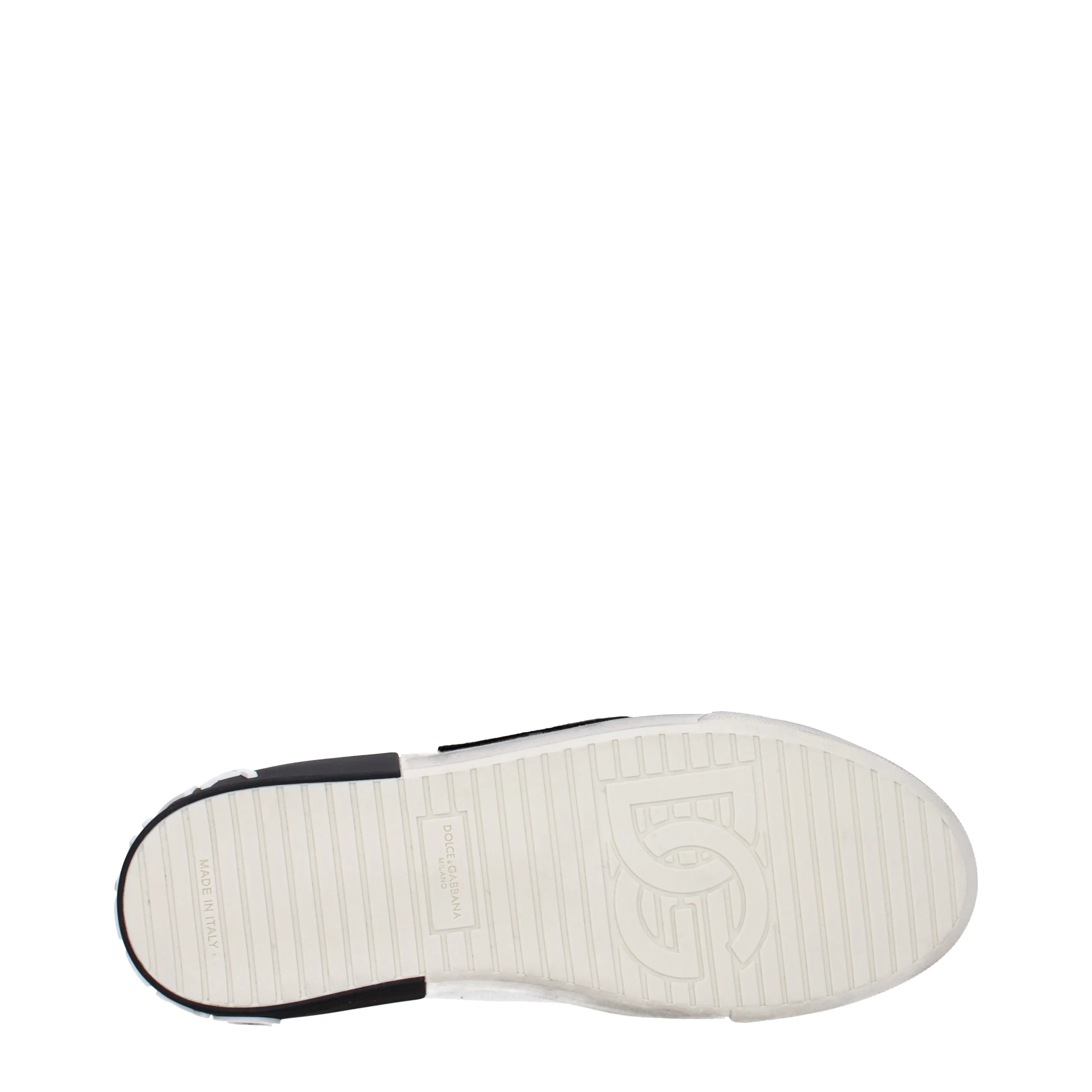 Dolce&Gabbana Sneakers Portofino Uomo Pelle Bianco/Nero