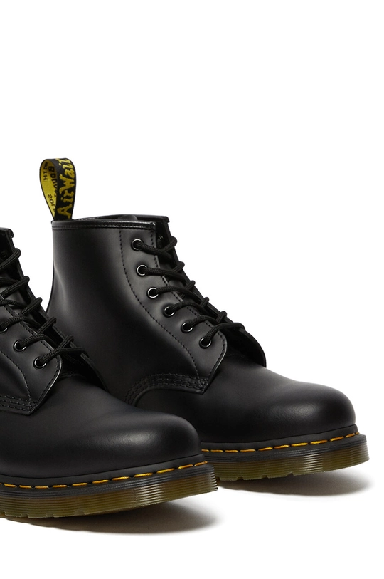 Dr. Martens stivali da motociclista in pelle  101 Yellow Stitch