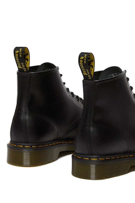 Dr. Martens stivali da motociclista in pelle  101 Yellow Stitch