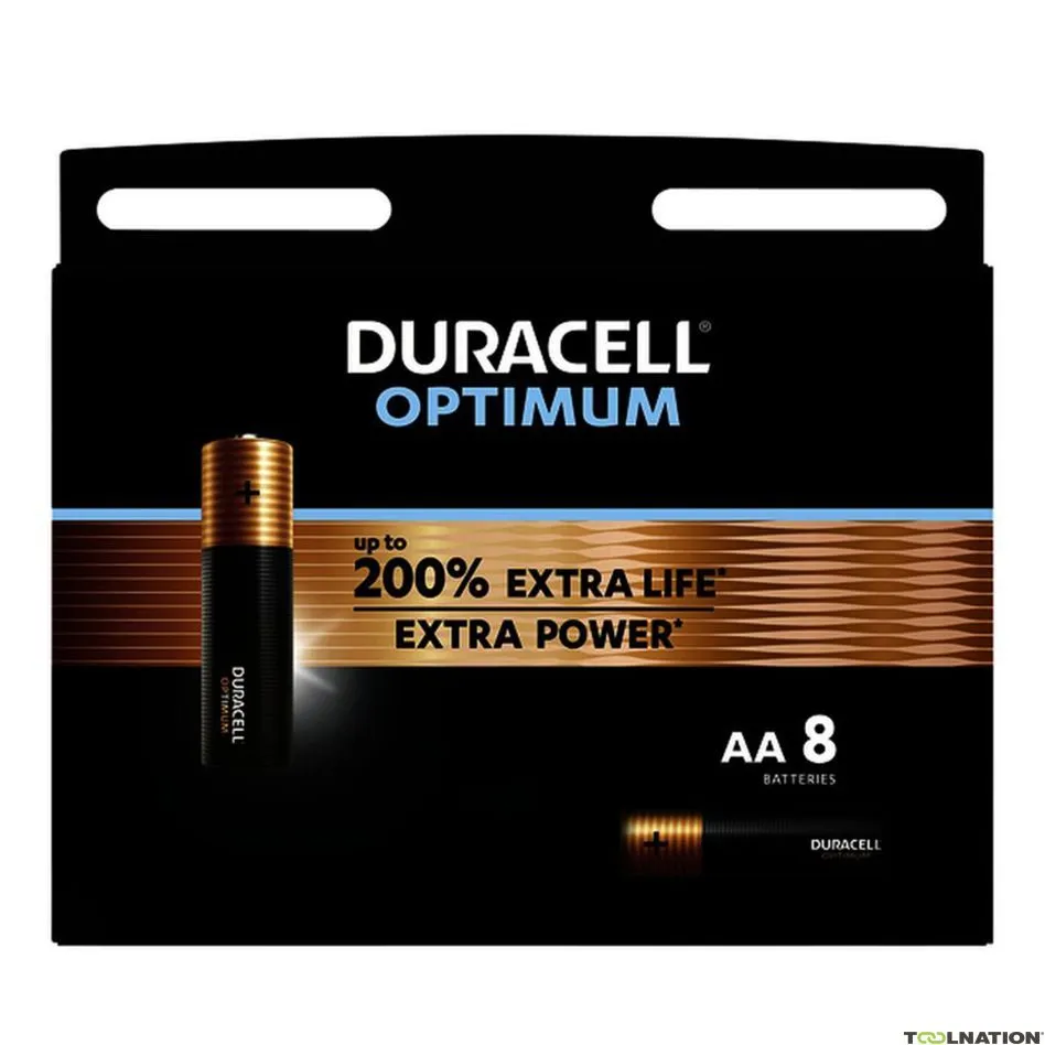 Duracell D137684 Alcaline Optimum AA 8 pz.