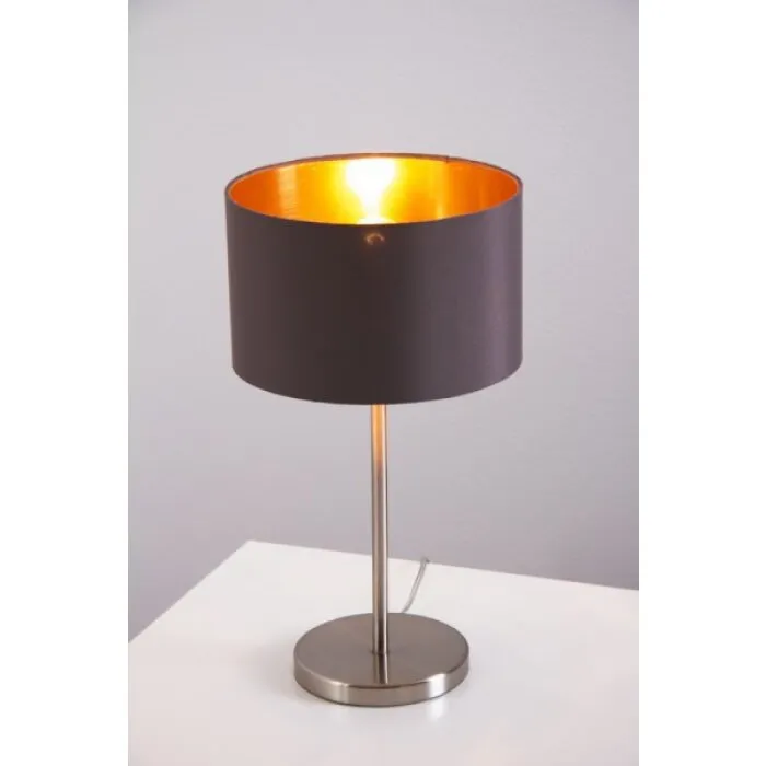 Eglo Maserlo Lampada da tavolo Nichel opaco, 1-Luce