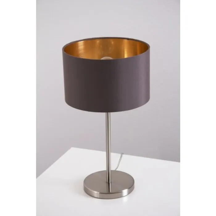 Eglo Maserlo Lampada da tavolo Nichel opaco, 1-Luce