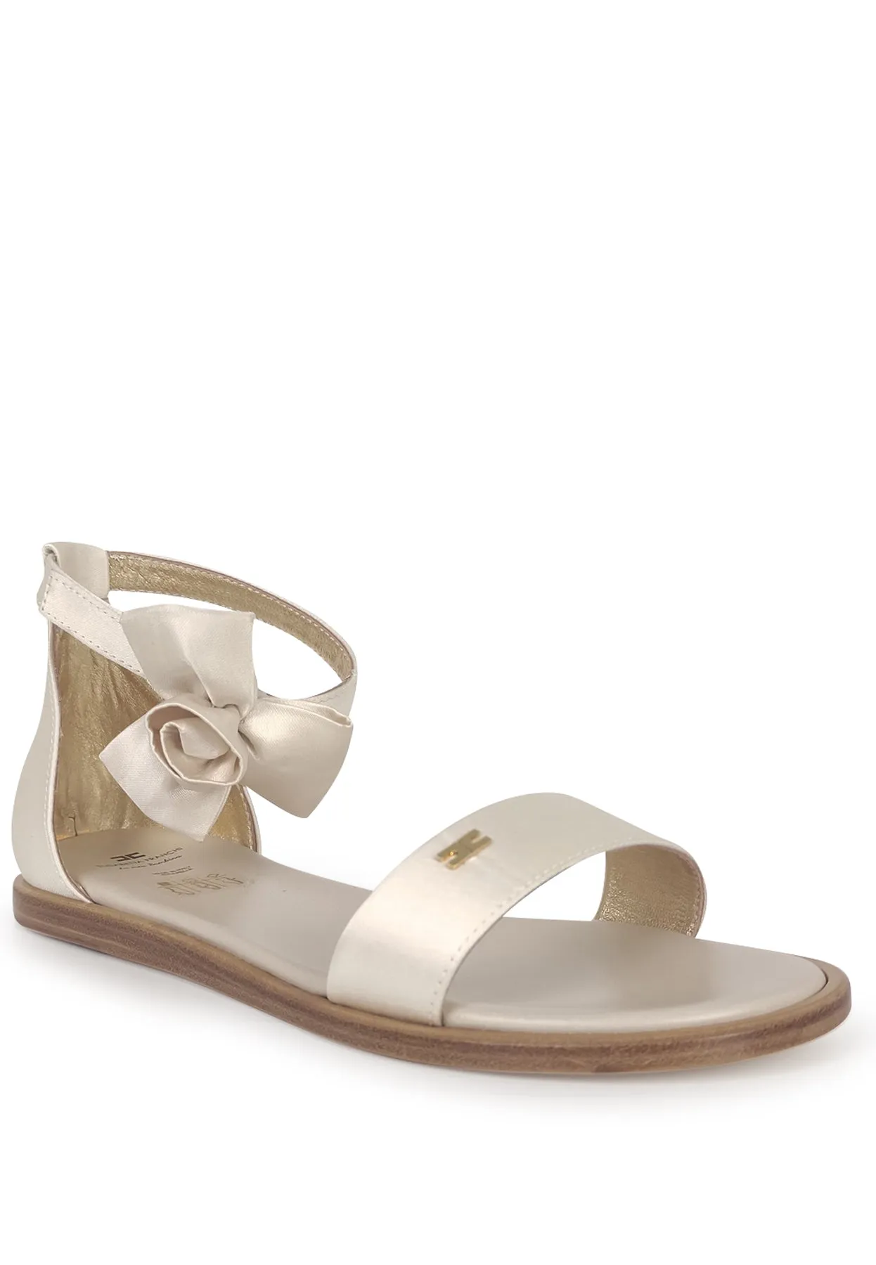 Elisabetta Franchi La Mia Bambina sandali avorio bambina