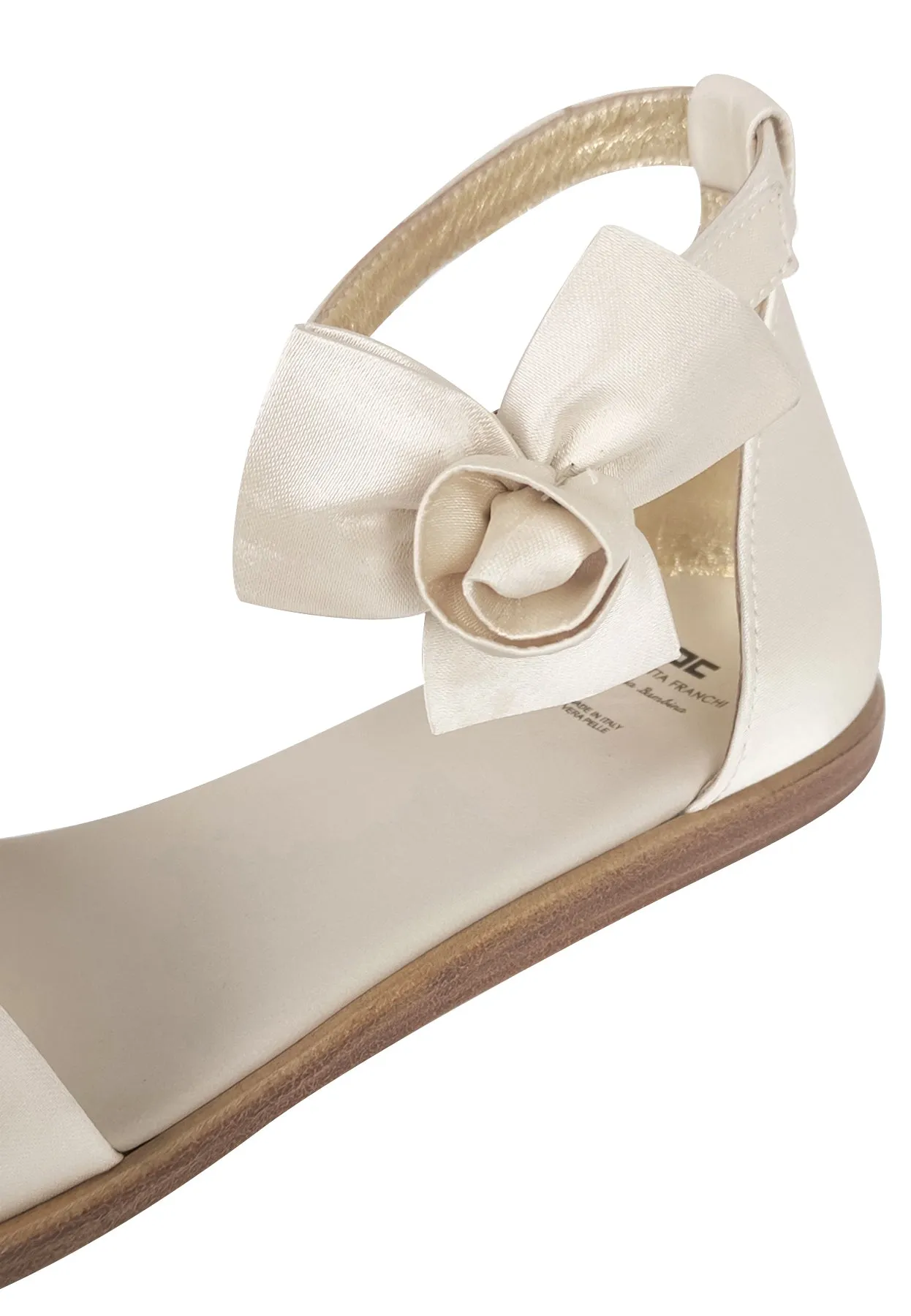 Elisabetta Franchi La Mia Bambina sandali avorio bambina