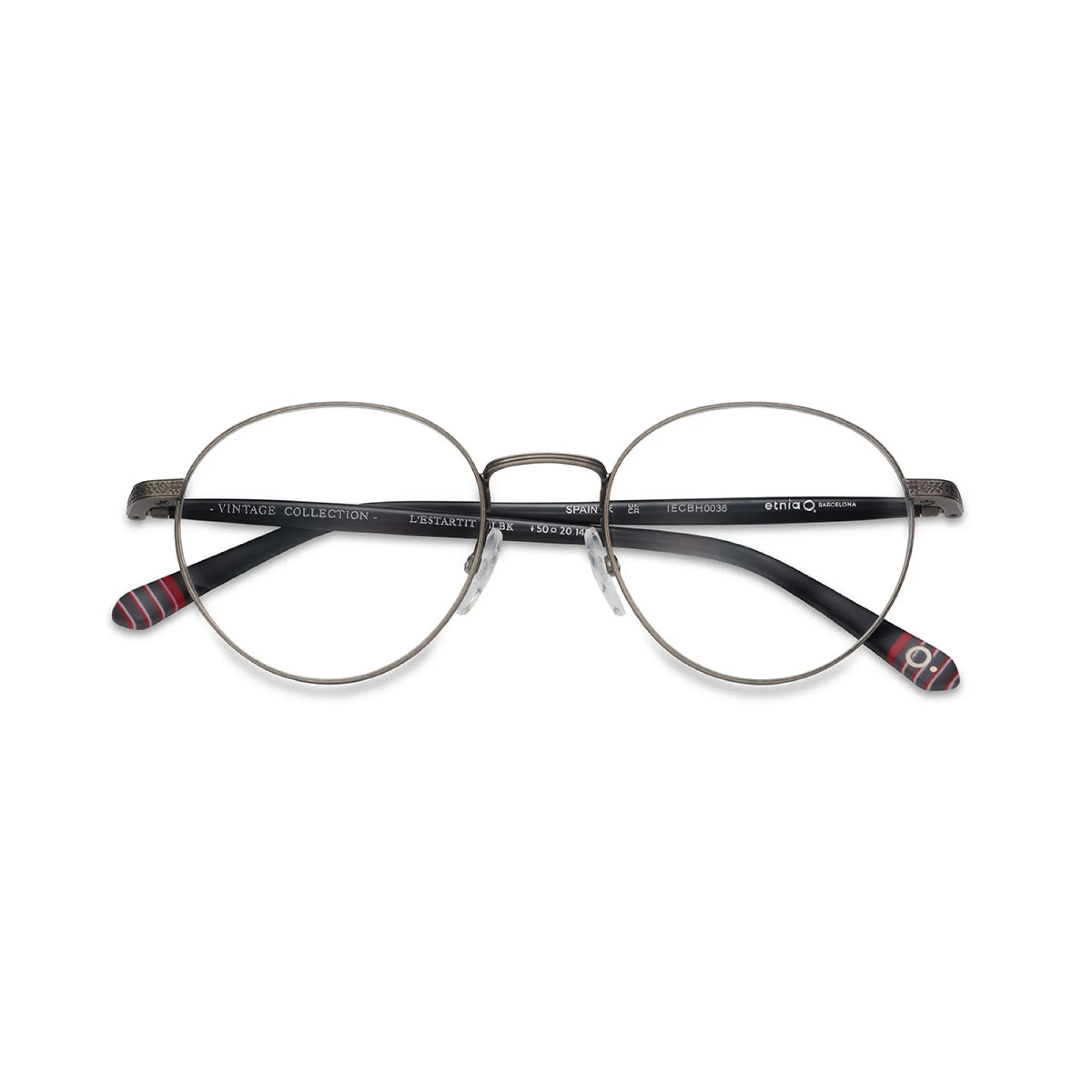   Etnia Barcelona ESTARTIT - SLBK Argento/nero | Occhiale Da Vista Unisex 