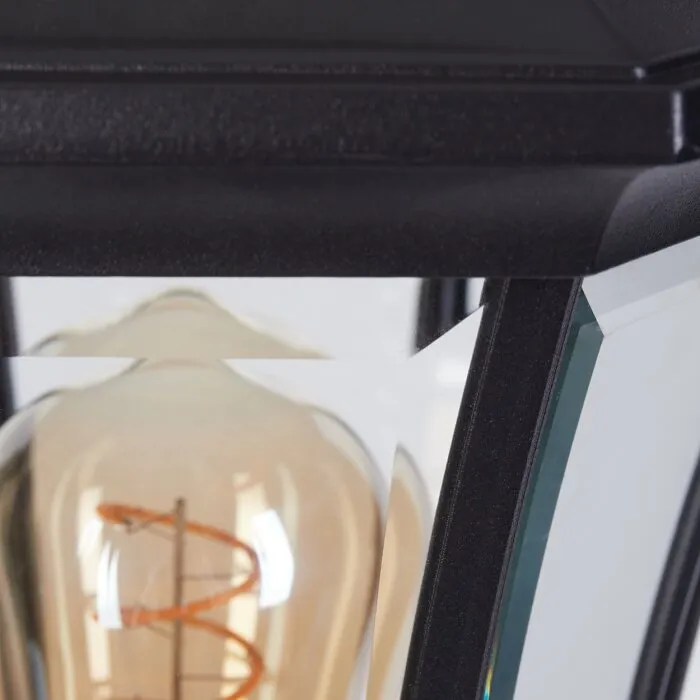 Etoe Lampioncino Segnapasso Nero, 1-Luce, Sensori di movimento