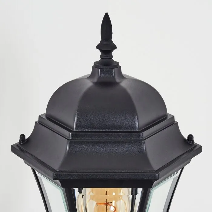 Etoe Lampioncino Segnapasso Nero, 1-Luce, Sensori di movimento
