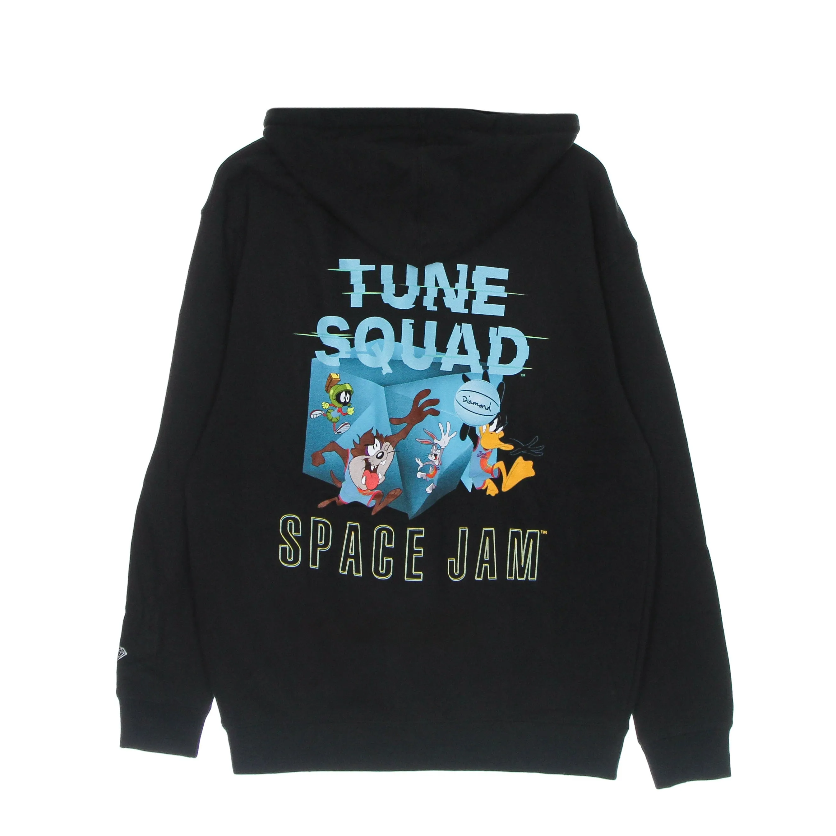 Felpa Cappuccio Uomo Box Hoodie X Space Jam 2 Black