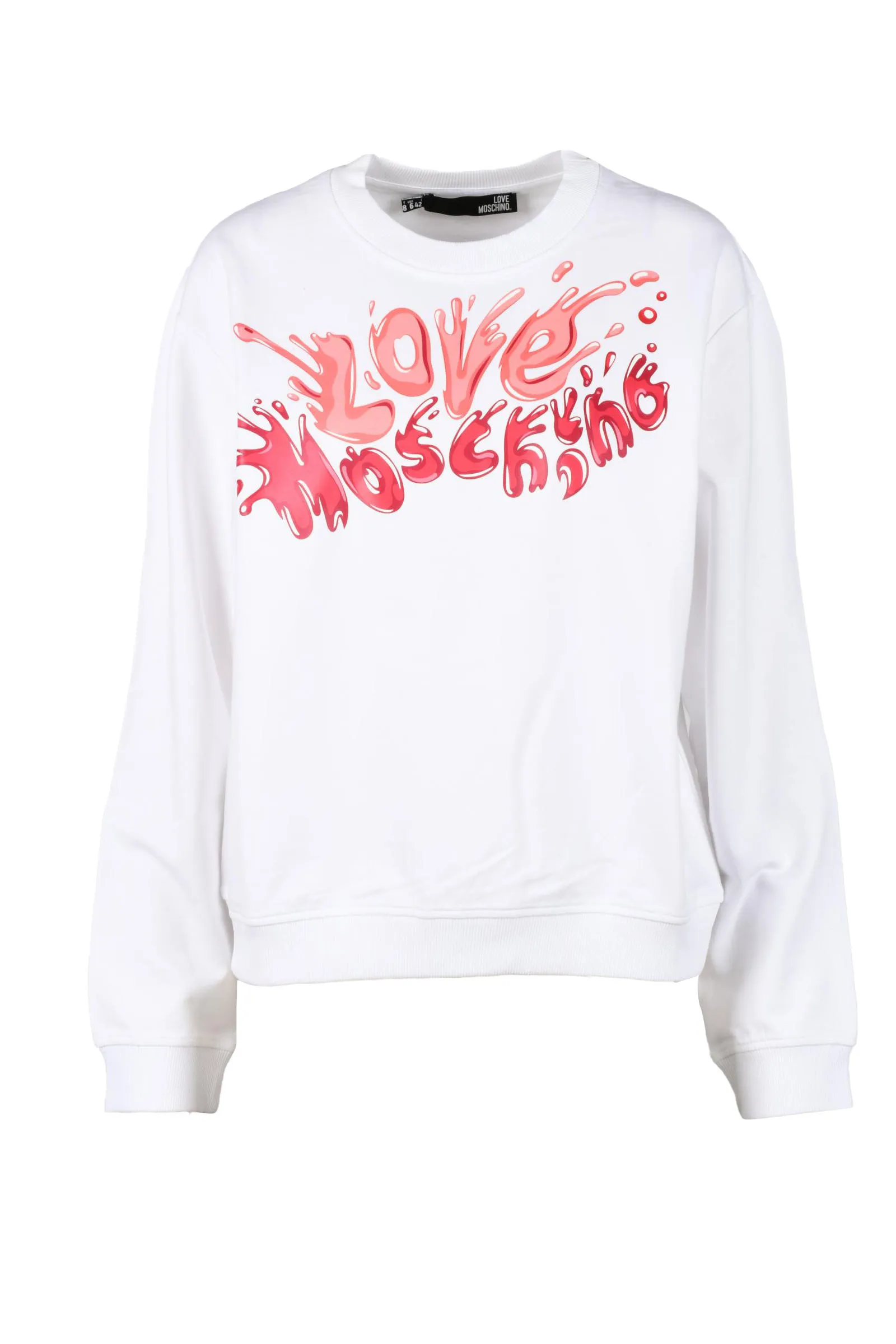 Felpa con cappuccio Love Moschino  Bianco