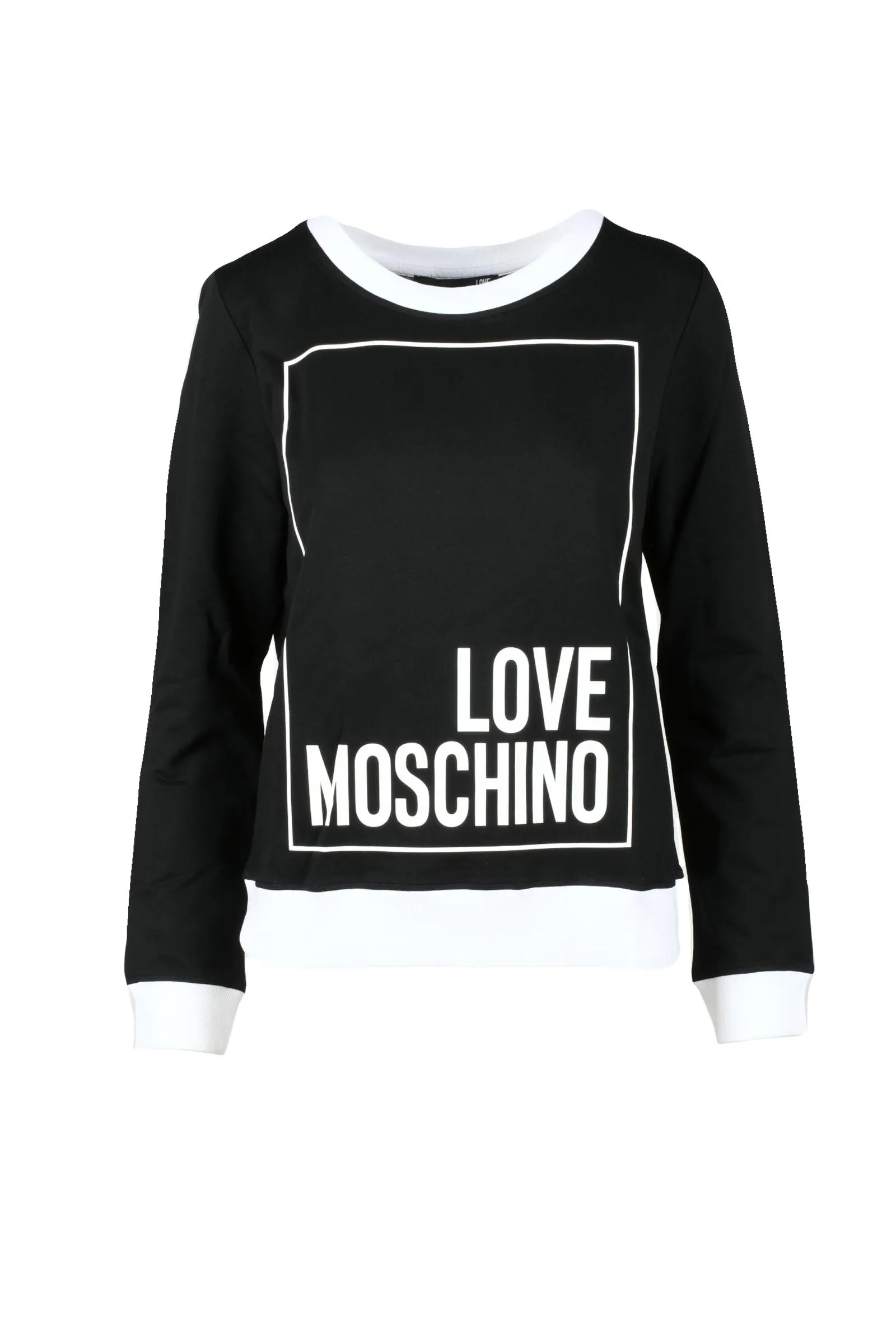 Felpa con cappuccio Love Moschino  Nero