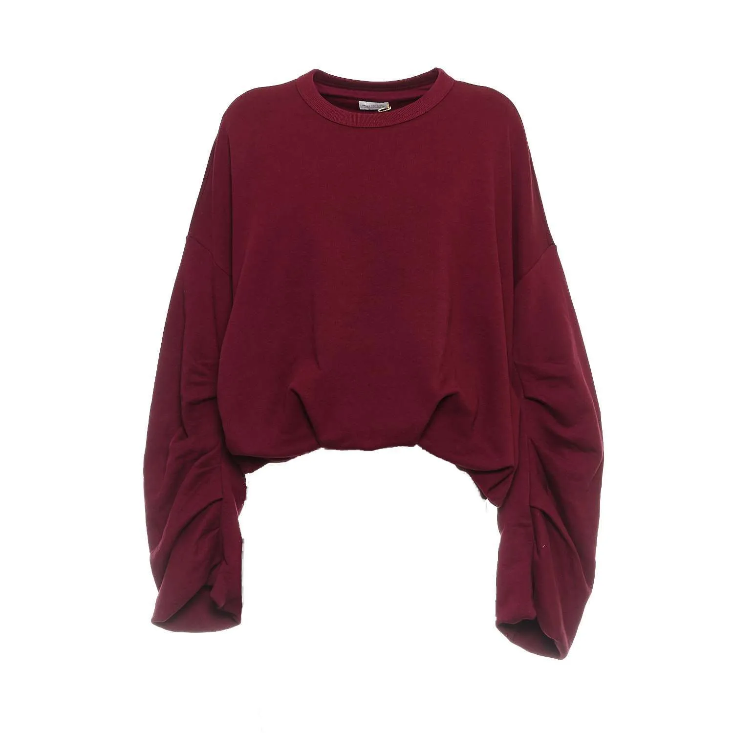 Felpa Drappeggiata Oversize