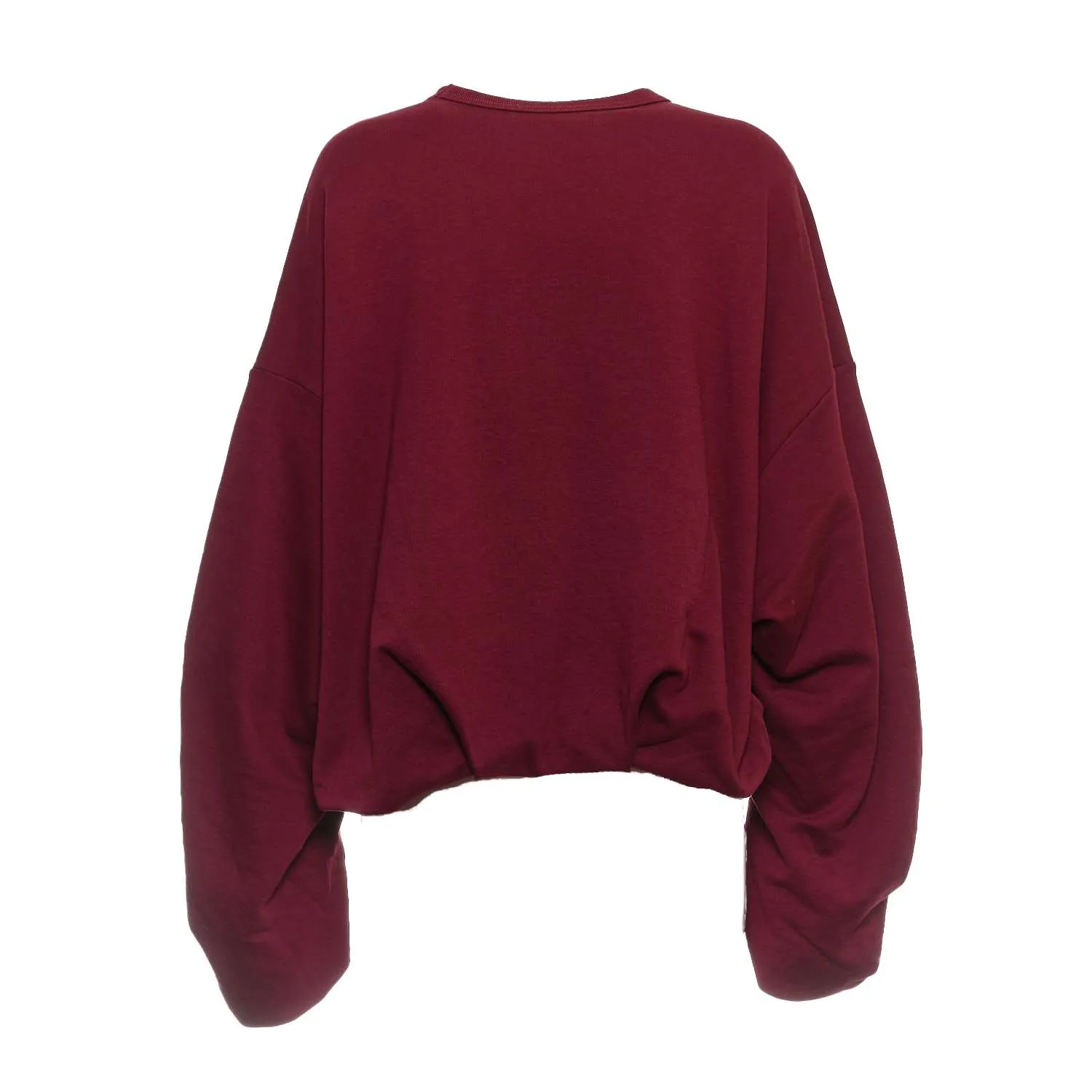 Felpa Drappeggiata Oversize