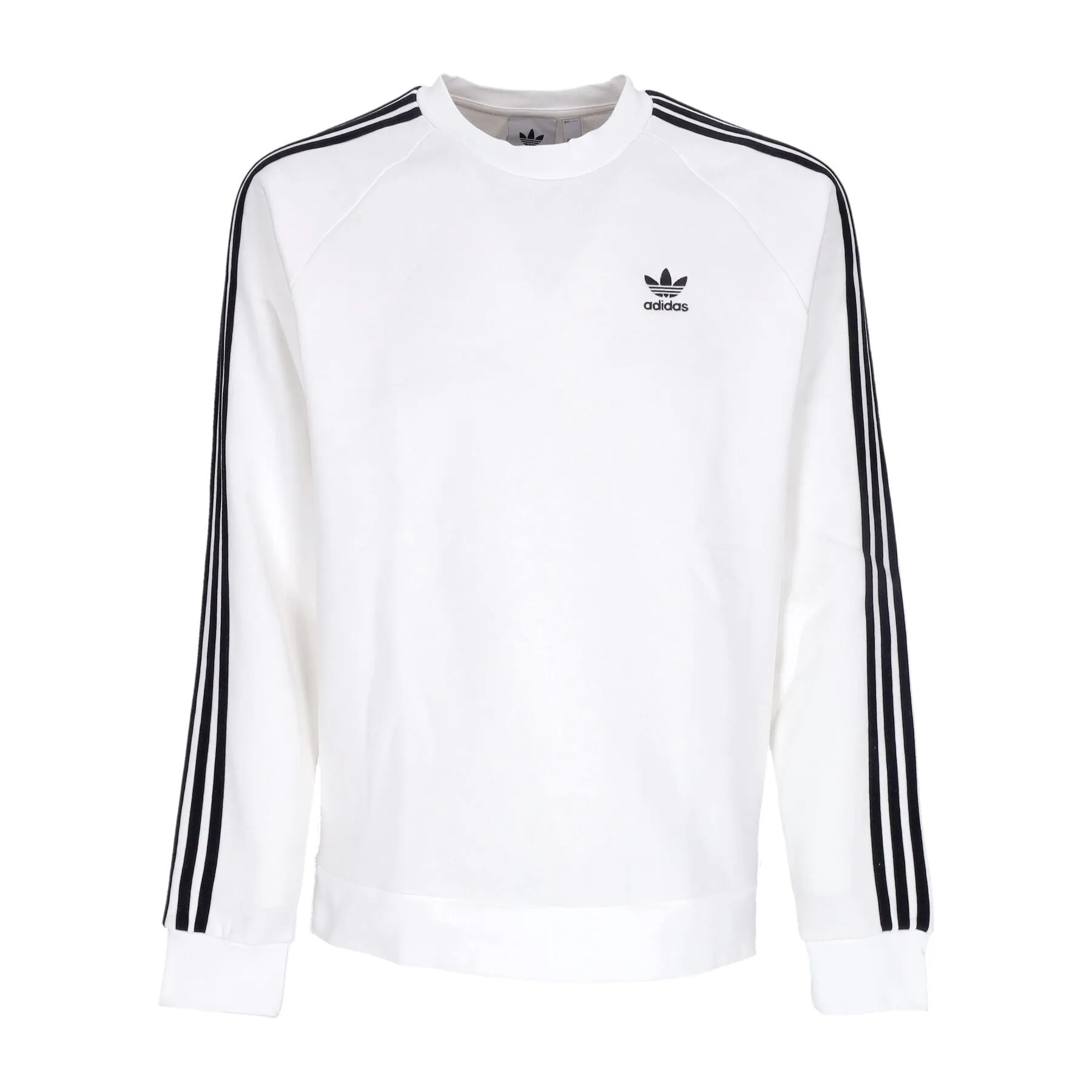 Felpa Girocollo Uomo 3-stripes Crewneck White