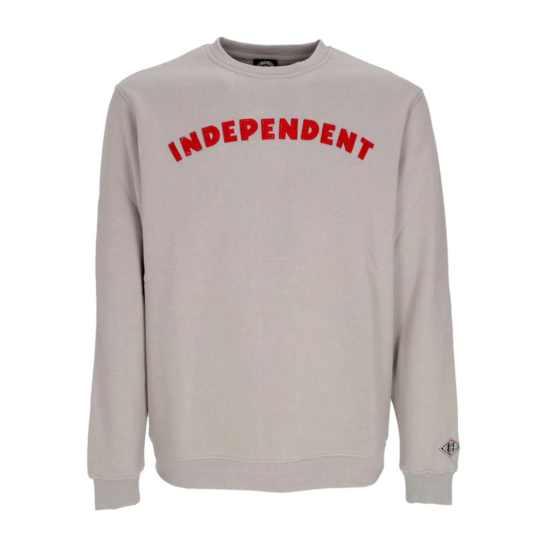Felpa Girocollo Uomo Brigade Felt Crewneck Cement