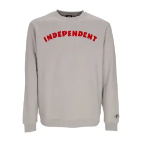 Felpa Girocollo Uomo Brigade Felt Crewneck Cement