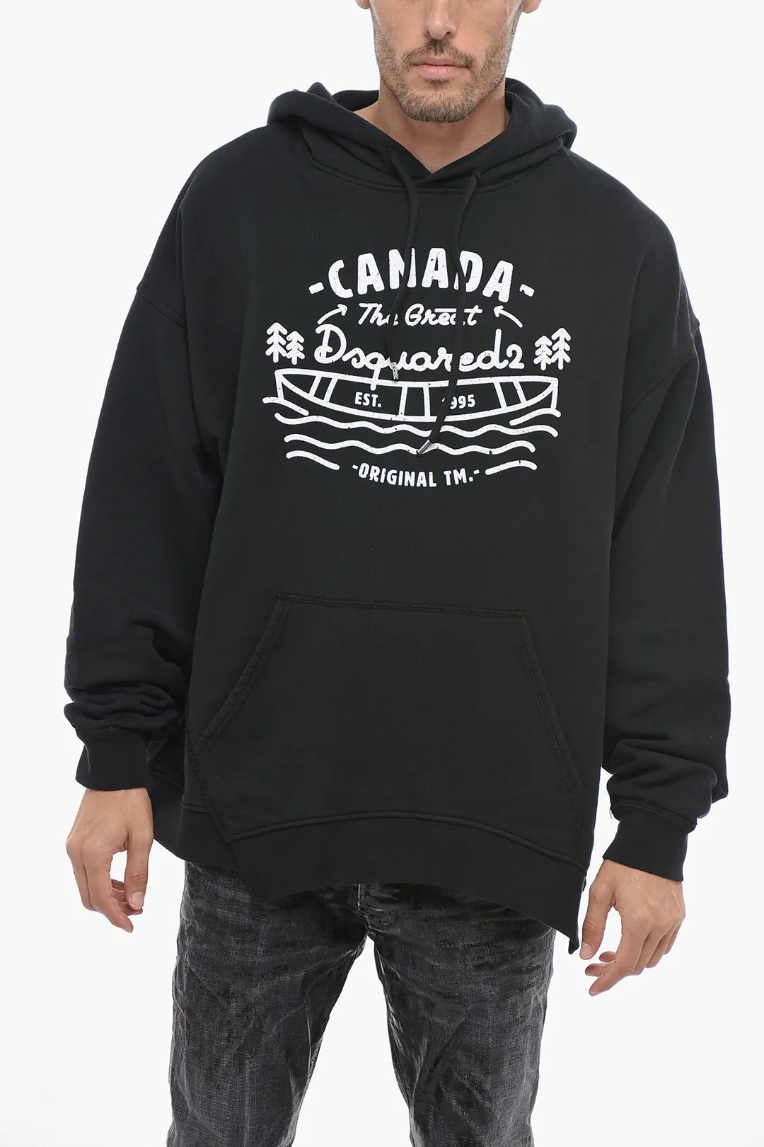 Felpa Hoodie RAGIAN con Stampa Lettering