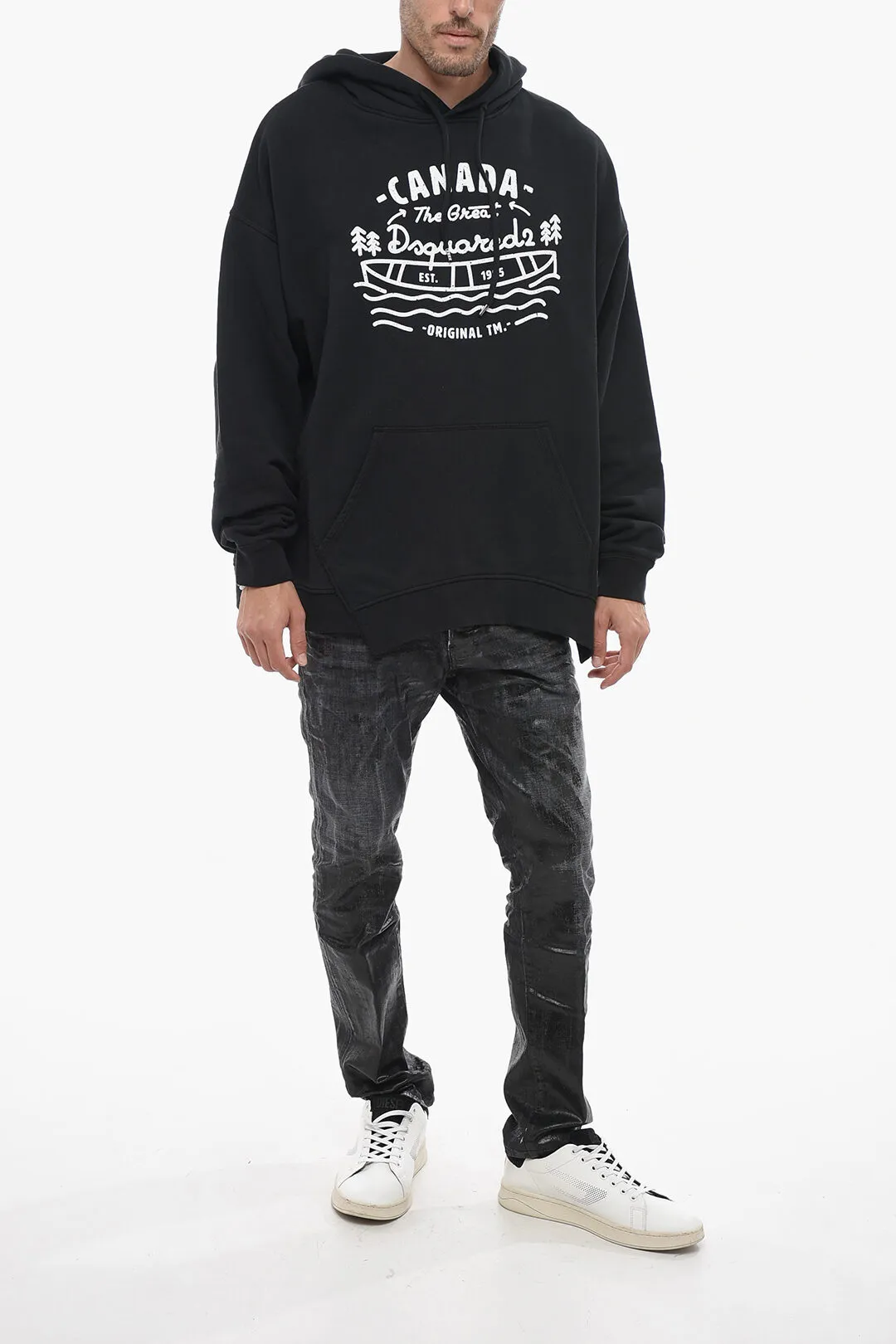Felpa Hoodie RAGIAN con Stampa Lettering
