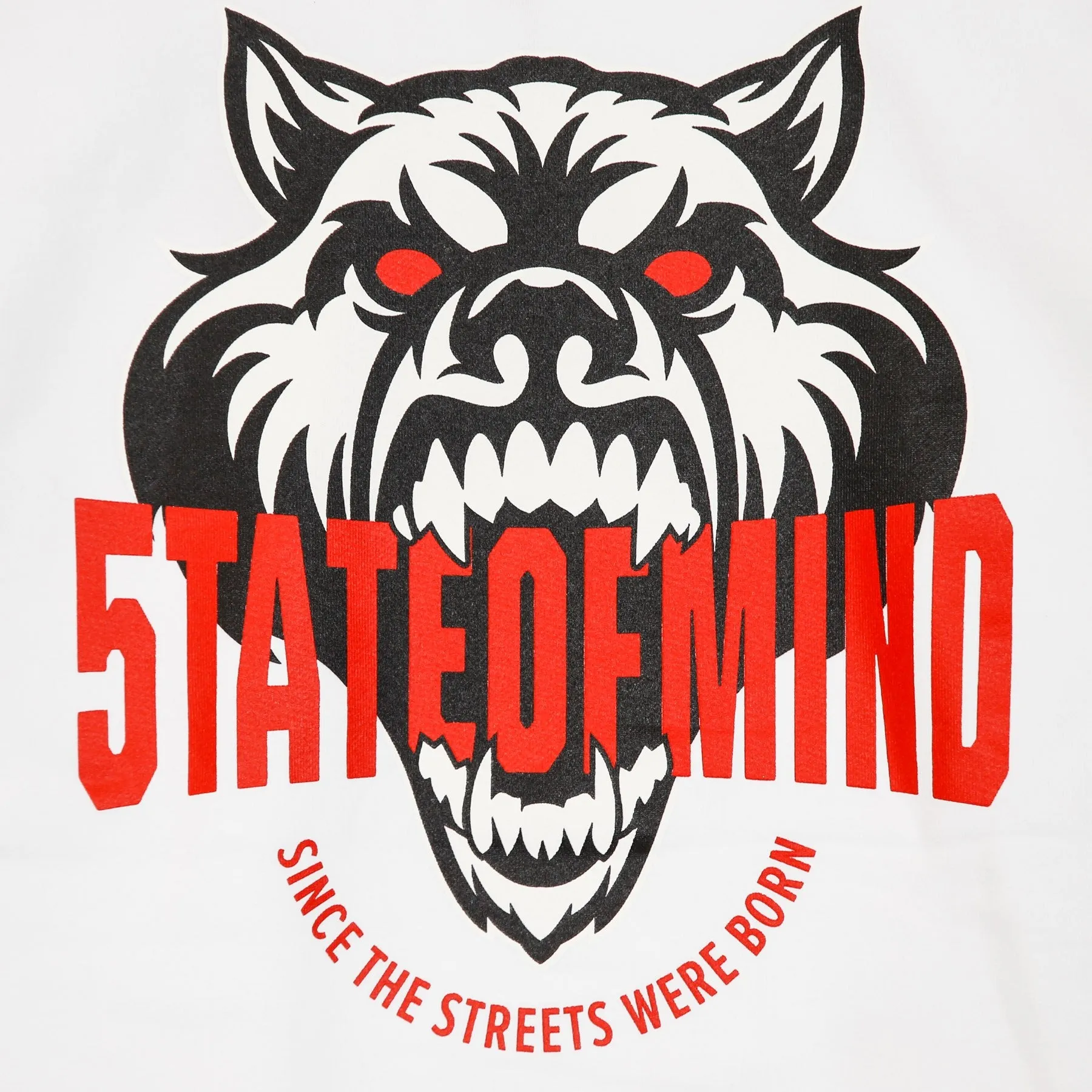 Felpa Leggera Cappuccio Uomo Wolf White