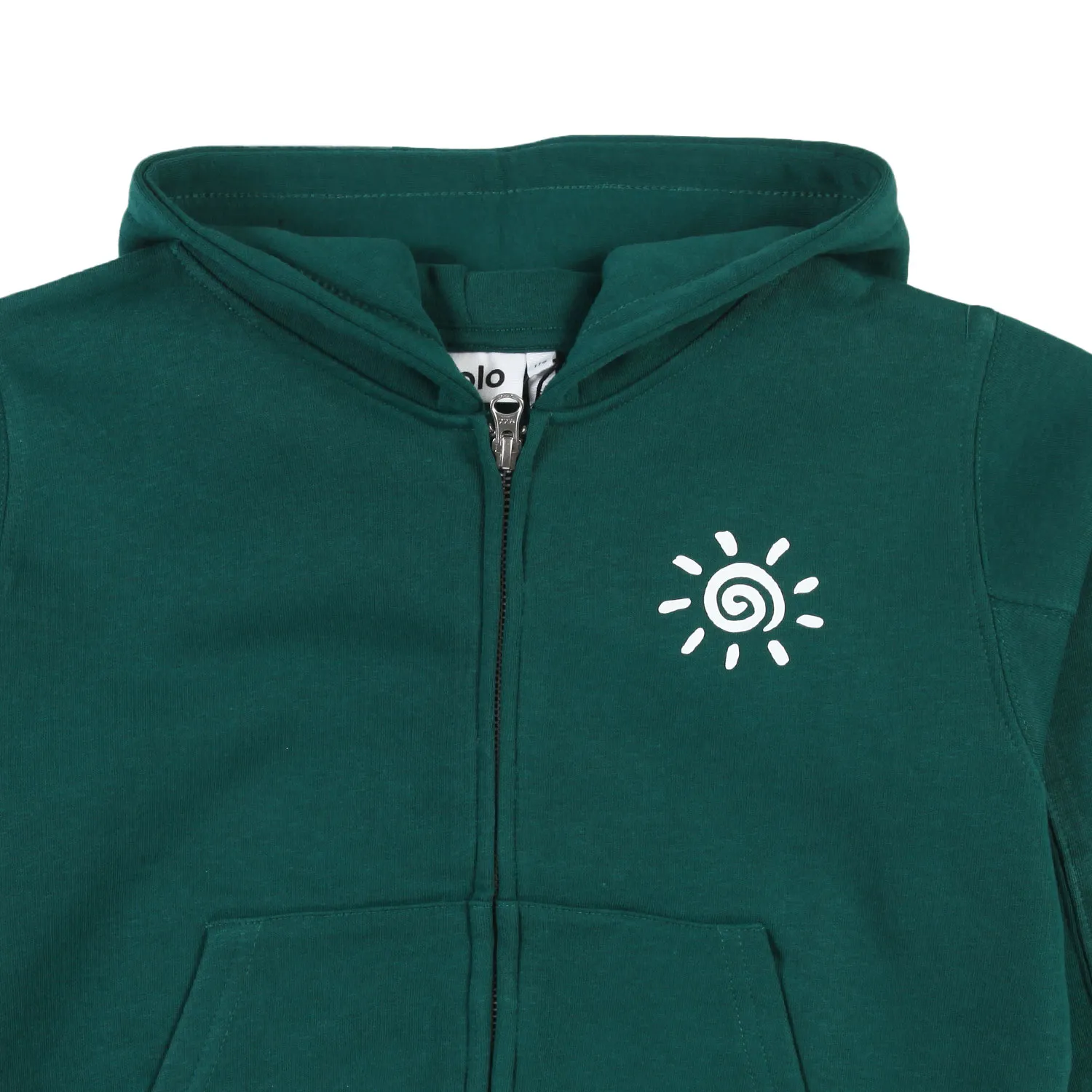 Felpa Mazz Verde Foresta Con Cappuccio