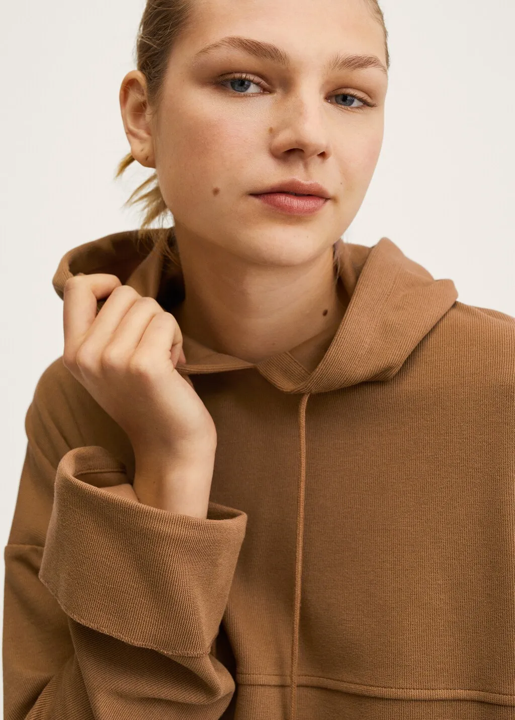 Felpa oversize cappuccio