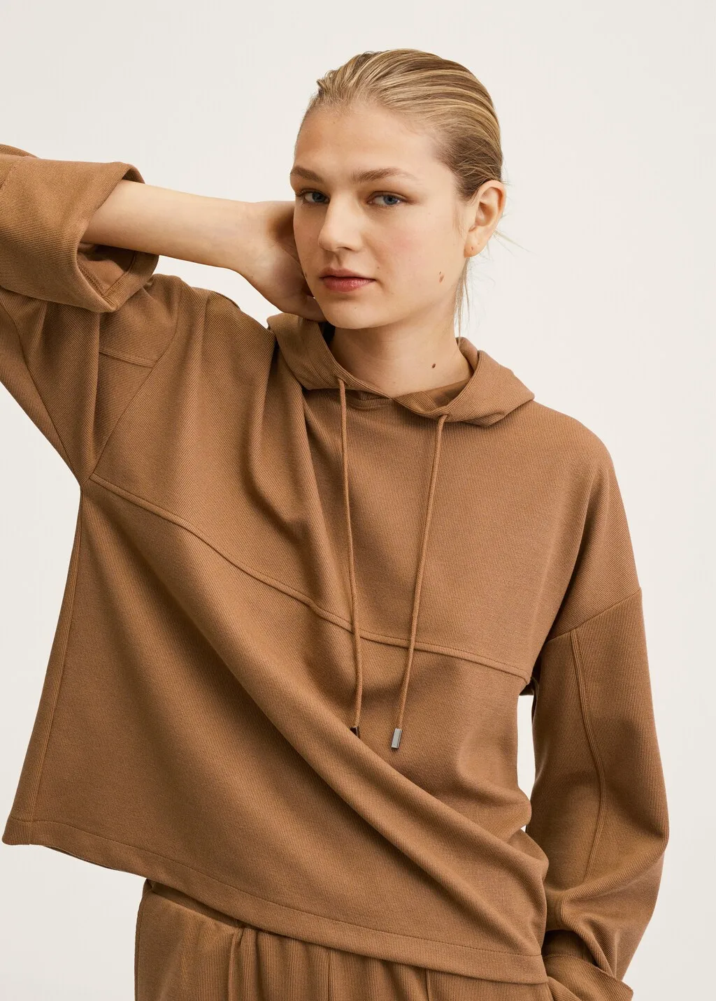 Felpa oversize cappuccio
