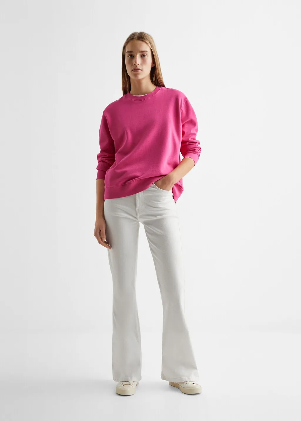 Felpa oversize cotone