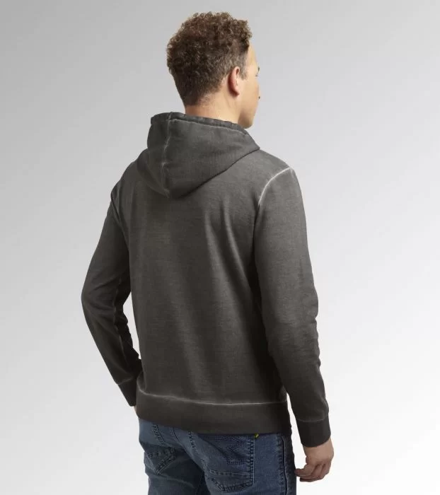 Felpe, Giacche e Gilet Diadora modello FELPA SWEATSHIRT HOODIE URBAN GRIGIO PENOMBRA 