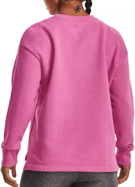 Felpe Under Armour Rival Fleece Oversize Crew-PNK
