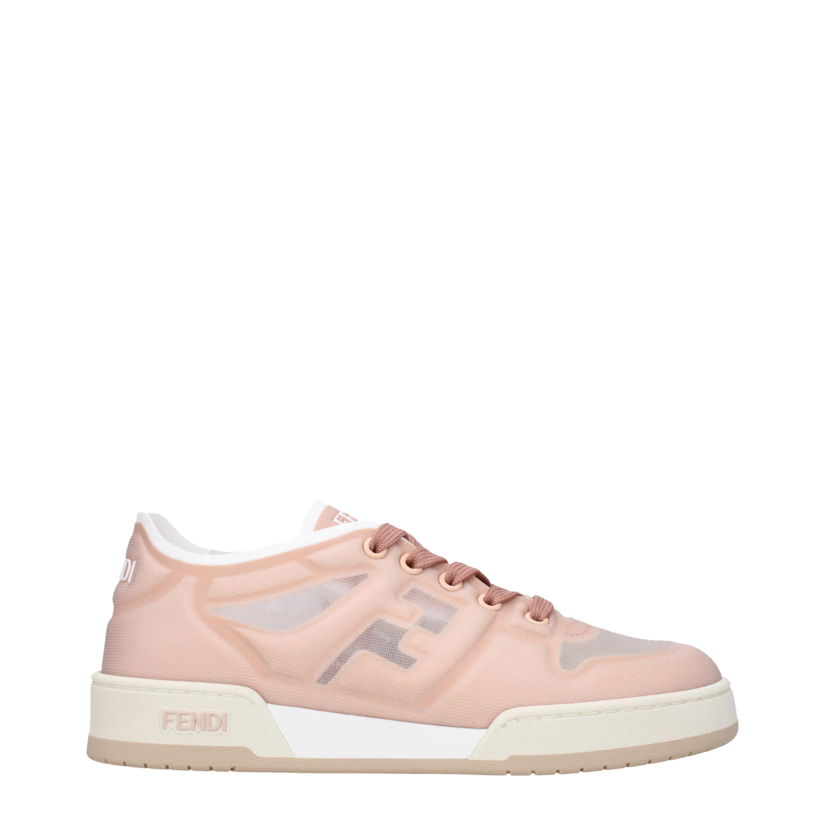 Fendi Sneakers Donna Rete Rosa/Fiore