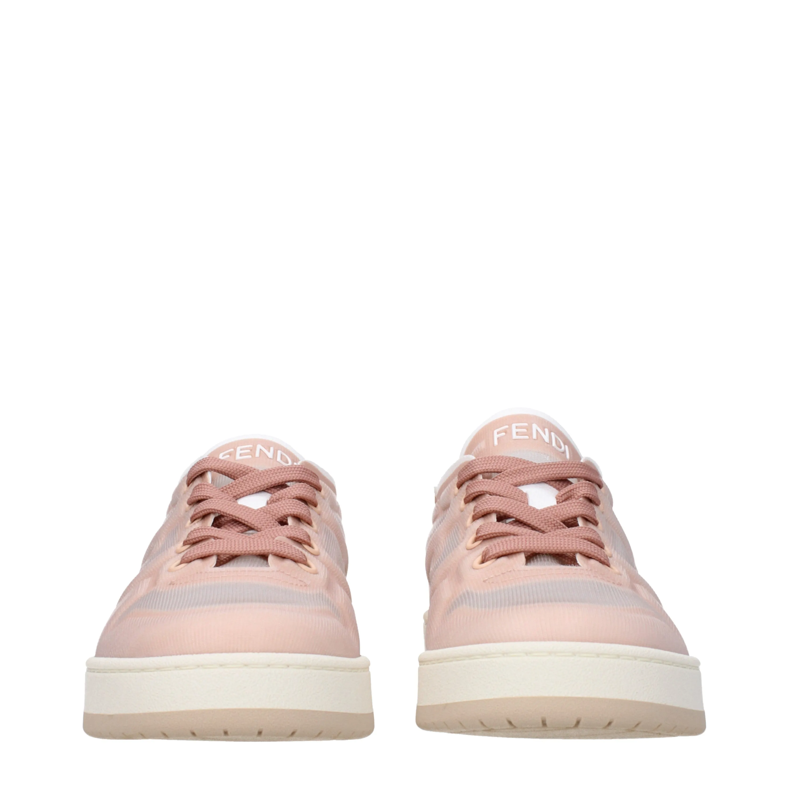 Fendi Sneakers Donna Rete Rosa/Fiore