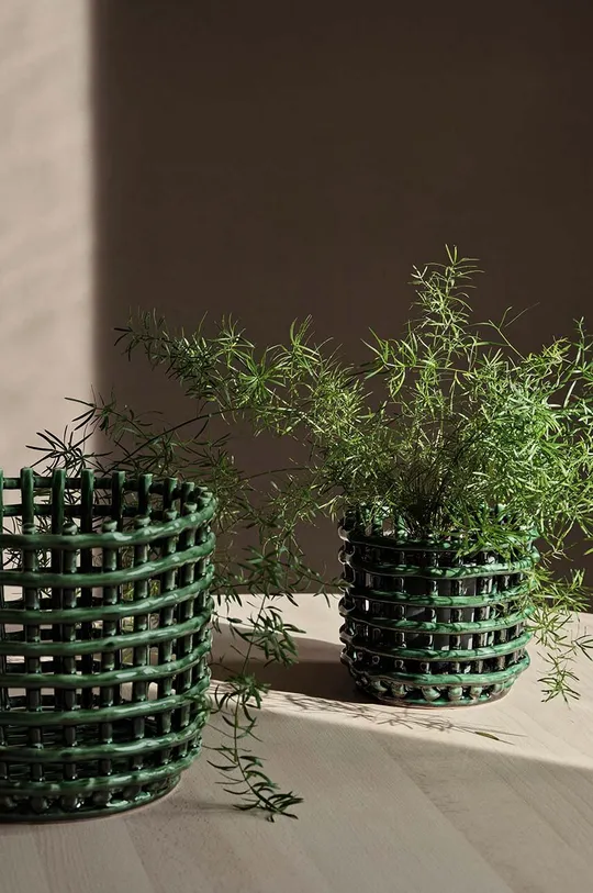 ferm LIVING cestino decorativo Ceramic Basket S