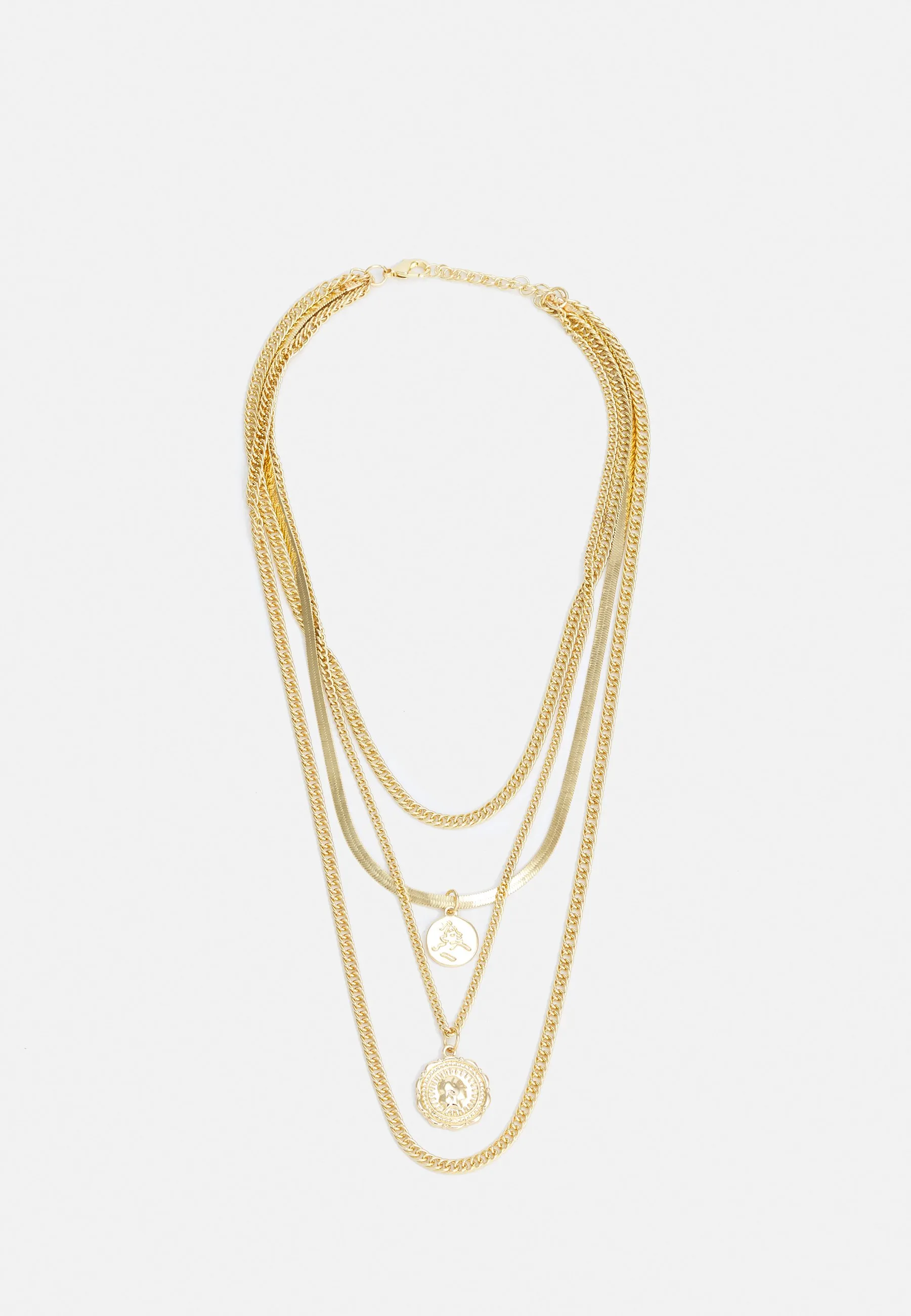 FLAT LAYERING NECKLACE UNISEX - Collana
